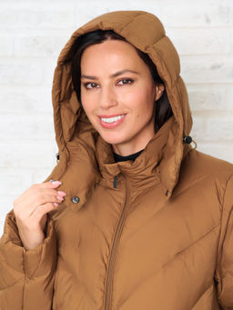 Пальто женское 2241122004 brown - Maxroses фото 16