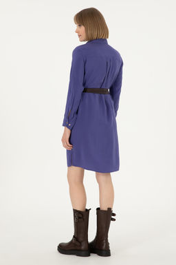 Kad_n Mor Dokuma Elbise - U.s. polo assn фото 4