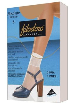 Calz. Absolute Summer 8 носки (216/6) 2 пары! - nero