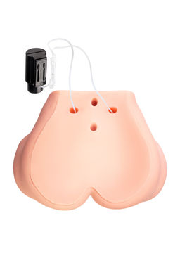 Мастурбатор реалистичный с вибрацией KOKOS HANNA ONAHOLE 001, TPR, телесный, 36,5 см  фото 4