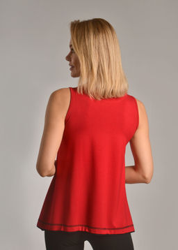 Майка женская ВРЕМЯ (красный №6) - Ивановская трикотажная компания фото 2