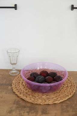 Салатница 3л. "Нежность" (прозрачная) /25шт. Ханпласт