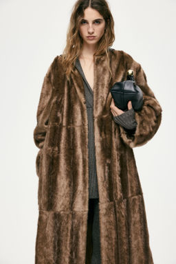 Abrigo con cuello tipo bufanda - H&m фото 6