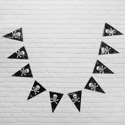 Гирлянда бумажная «Пират», 2,5 м