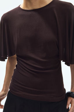 Top de canal? con mangas murci?lago - H&m фото 6