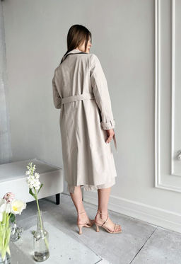 Плащ AURA 7025-170 бежевый