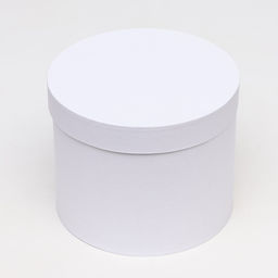 Коробка круглая белая, 25 х20 см - Simaland фото 2
