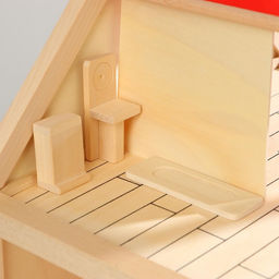 Домик кукольный с мебелью, 4 фигурки, 39 элементов