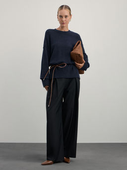 Джемпер из вискозы со швами / Zarina  фото 2