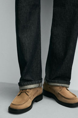 LEATHER SMART DECK SHOES - Zara фото 4