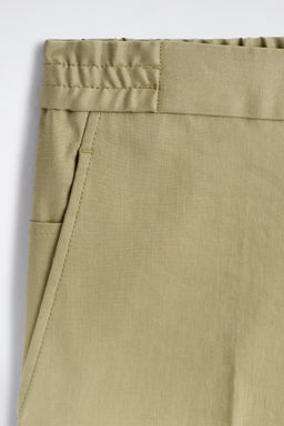 PANTAL?N DE LINO Y ALGOD?N SLIM FIT STRAIGHT LEG - H&m фото 4