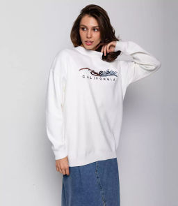 Джемпер #КТ7705, молочный