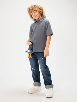 ACOOLA / Сорочка верхняя детская для мальчиков Andresi серый  фото 2