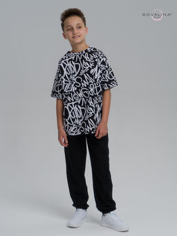 Костюм Daily men надписи-черный - Sovalina фото 12