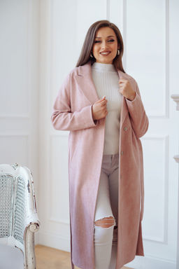 Пальто женское демисезонное 21820 (кремовый) - Kankan фото 36