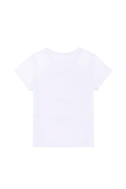 Детская белая футболка с круглым вырезом Неожиданная скидка в корзине - U.s. polo assn фото 5