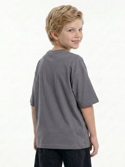 Футболка с принтом SKYRIDGE 22-9022 графит