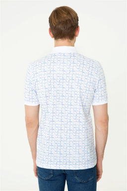 U. S. Polo Assn Мужская темно-синяя футболка с воротником-поло - U.s. polo assn фото 10