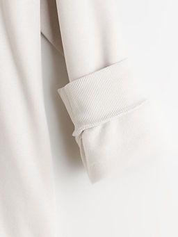 Bisiklet Yaka Erkek Kal?n Sweatshirt