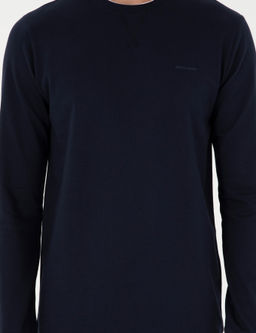 Lacivert Regular Fit Bisiklet Yaka Basic Sweatshirt - Pierre cardin фото 6
