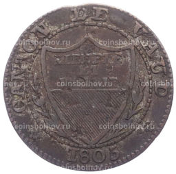 1\2 батцена 1805 года Швейцария Кантон Во