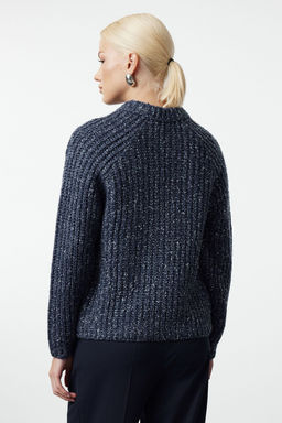 TRENDYOLMILLA Mavi Degrade Fermuarl? Triko H?rka TWOAW25HI00213 фото 5