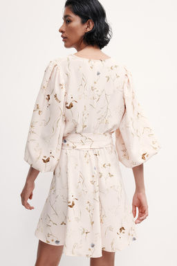 Vestido con cinturon de anudar - H&m фото 3