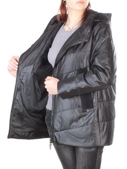 22-307 BLACK Куртка демисезонная женская AKiDSEFRS (синтепон 100 гр.) - Фабричный китай фото 9