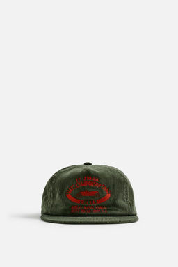 CORDUROY DRAG RACING PATCH CAP - Zara фото 6