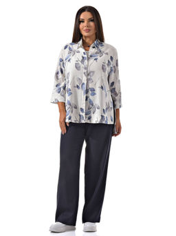 вискоза со льном, дышащая легкая рубашка - А+б коллекция фото 14