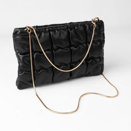 Цена за 2 шт. Цепочка для сумки, с карабинами, железная, 3 мм, 120 см, цвет золотой - Арт узор фото 4