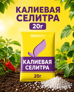 Калиевая селитра 20г (нитрат калия) БХЗ - Здоровья клад фото 3