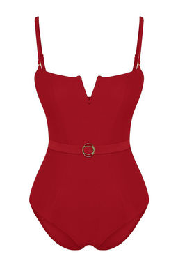 TRENDYOLMILLA Siyah Kemerli Straplez Regular Mayo TBESS21MA0134 фото 26