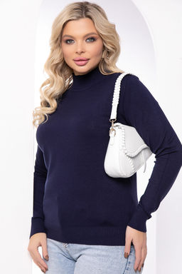 Водолазка Осенняя история (темно-синяя) Б7871 - Lt collection фото 11