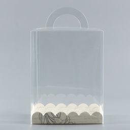 Цена за 5 шт. Коробка кондитерская, сундук, упаковка, Лилии, 14?14?18 см