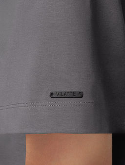 Свободная футболка с авторским принтом - Vilatte фото 3