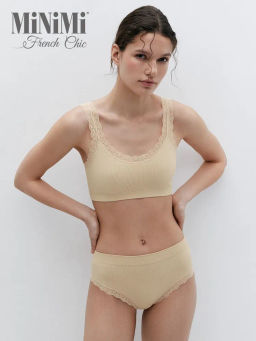 Mi 1121S French Chic Майка Топ (кроп-топ на широких бретелях с вкладышами) - Minimi фото 16