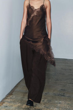 ZW COLLECTION CARROT TROUSERS WITH BUCKLE - Zara фото 5