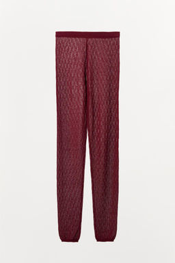 CHUNKY KNIT POINTELLE LEGGINGS - Zara фото 3