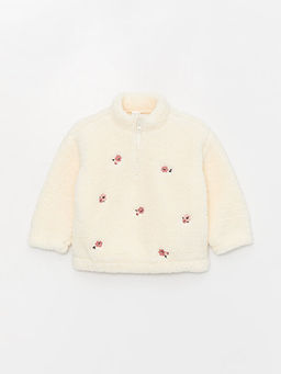 Dik Yaka Nak??l? Pel?? K?z Bebek Sweatshirt - Waikiki фото 2