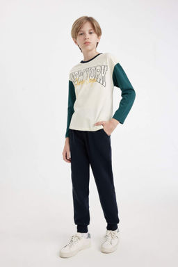 Erkek Cocuk Gri Beli Pacas? Lastikli Cepli Jogger Okul Esofman Alt? - Defacto фото 4