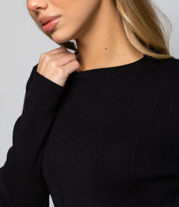 Платье #КТ25114, чёрный - Dommod фото 5