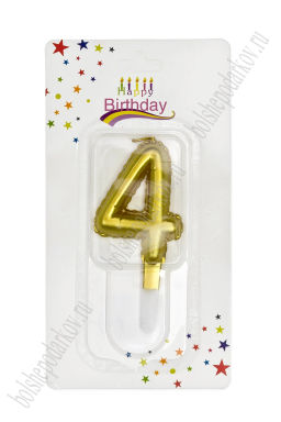 Свечи праздничные "4" (SF-7831) №51