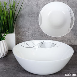 Столовый набор 19 предметов с кружками Дэй /19/7567 (2029)+XWB210 (2029) GRAY/ Абстракция волны