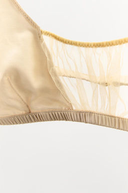 MESH SATIN BRALETTE - Zara фото 6