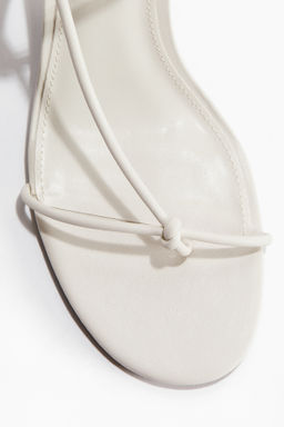 Sandalias de tac?n con tiras finas - H&m фото 6