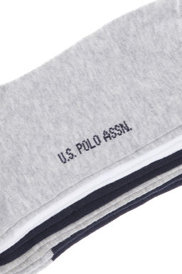 Мужские серые меланжевые носки Неожиданная скидка в корзине - U.s. polo assn фото 3