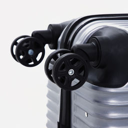 Чемодан малый 20, отдел на молнии, кодовый замок, цвет серый - Simaland фото 8