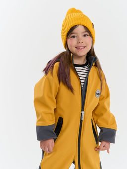 Комбинезон Softshell демисезонный Горчица - Bungly фото 17
