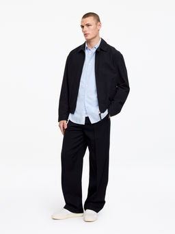 Camisa de lyocell y algod?n de corte regular - H&m фото 4